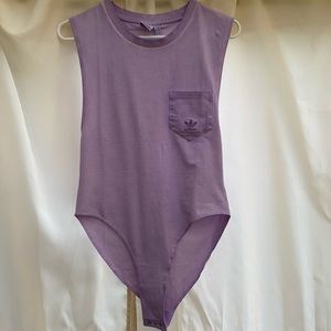 Purple Adidas Bodysuit